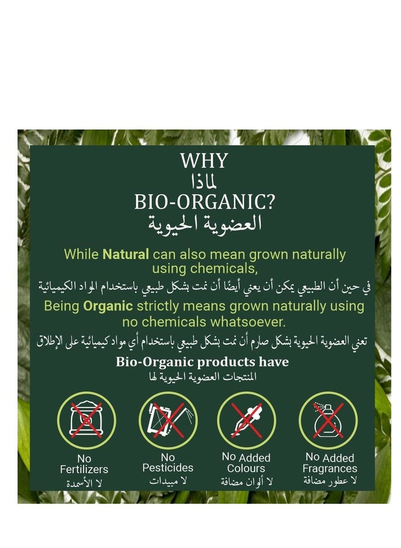 Indus Valley Bio Organic Natural Halal Certified Neem Powder Chemical Free Hair Cleanser For Healthy Hair USDA Organic Certified - Image 3