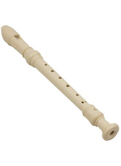 Mike Music مايك ميوزيك إكسيرت مسجل سوبرانو ديسكانت ذو 8 فتحات آلة موسيقية فلوت (أبيض)  - Image 1