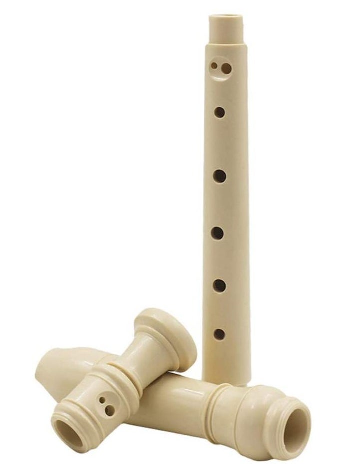 Mike Music Mike Music Exceart Soprano Descant Recorder 8 Hole Flute Music Instrument(White)  - Image 2
