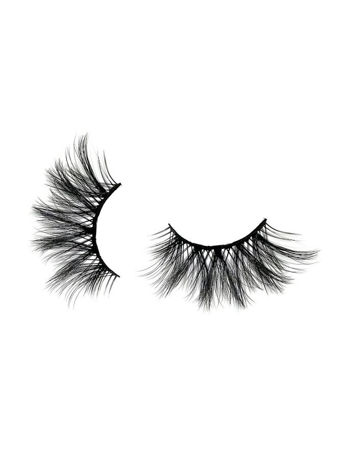 mikiwi 25Mm Lashes, Dramatic 6D Faux Mink Lashes, Fluffy Volume Eyelashes, Thick Crossed Lashes, Long Faux 25Mm Mink Lashes - Image 5