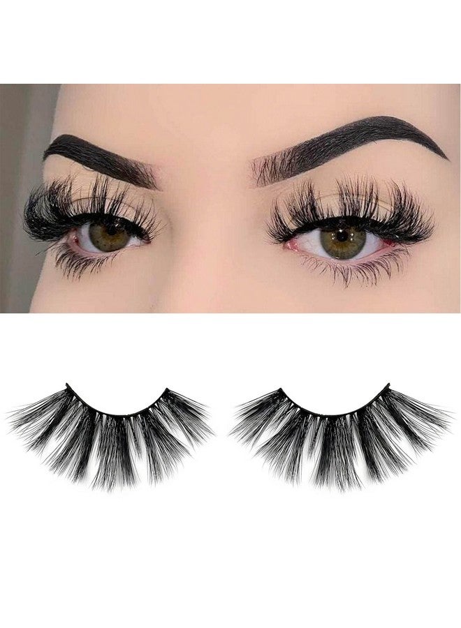 mikiwi 25Mm Lashes, Dramatic 6D Faux Mink Lashes, Fluffy Volume Eyelashes, Thick Crossed Lashes, Long Faux 25Mm Mink Lashes - Image 4