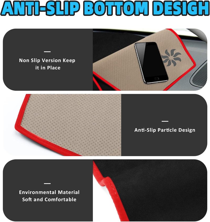 POSAID Custom Fit Dash Cover for Toyota Camry 2018-2023 - Image 4