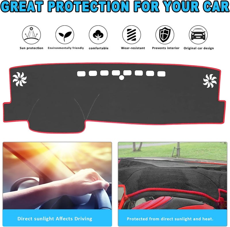 POSAID Custom Fit Dash Cover for Toyota Camry 2018-2023 - Image 2