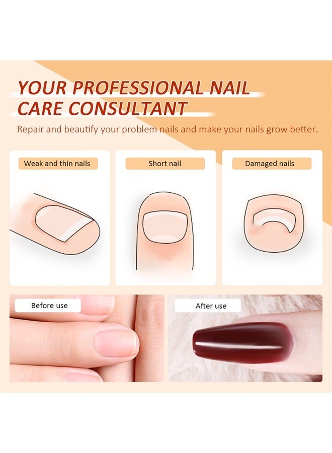 Saviland Poly Gel Nail Kit - 7 Colors Glitter Poly Gel Nail Extension Nail Kit with Slip Solution Christmas Nail Art Builder Nail Gel All-In-One Poly Nail Gel Kit for Nail Manicure Beginner Starter Ki - Image 2