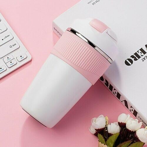 daiDokoro Double Wall Insulated Leak Proof Travel Coffee Tumbler with Inbuilt for HotCold Drinks 480 ML Cherry Blossom - Image 5