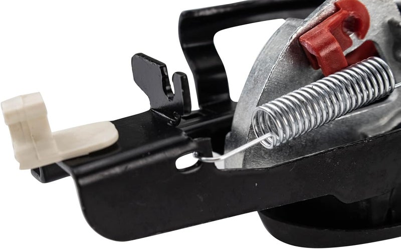 TRQ Left Interior Door Handle Black Housing With Silver Lever Drivers Side Compatible with 2006-2011 Honda Civic - Image 5