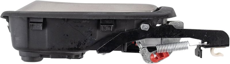 TRQ Left Interior Door Handle Black Housing With Silver Lever Drivers Side Compatible with 2006-2011 Honda Civic - Image 4