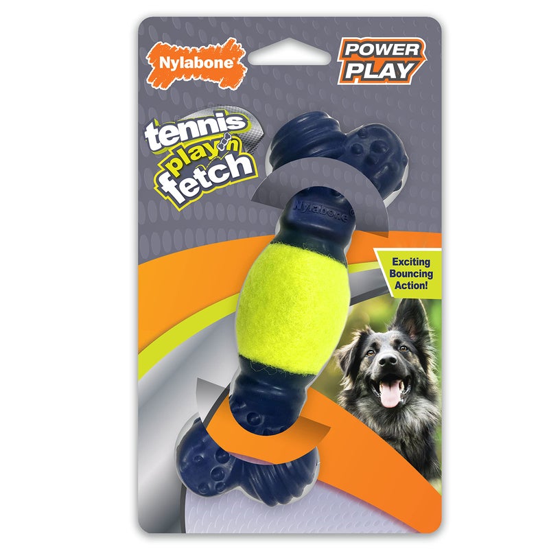 Nylabone Power Play Tennis Play 'n Fetch Interactive Dog Toy - Image 1