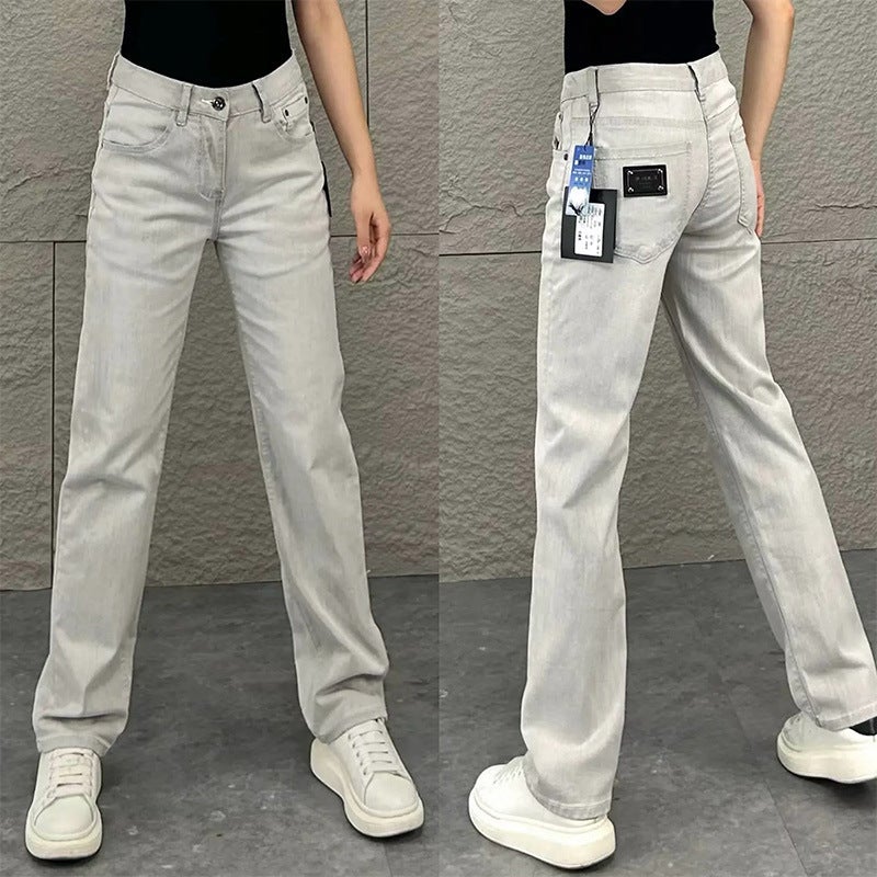 Unisex Classic Denim Jeans Loose Fit Daily Outdoor Wear - Image 1