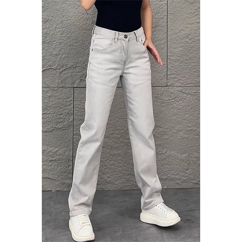 Unisex Classic Denim Jeans Loose Fit Daily Outdoor Wear - Image 3