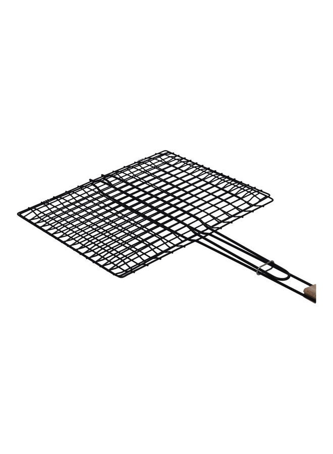 Royalford Foldable Portable Stainless Steel Barbecue Grill Indoor And Outoor Silver/Red 30x40x70cm - Image 5