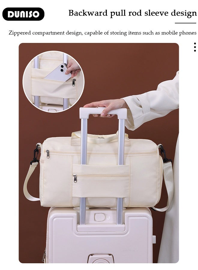 DUNISO Travel Duffel Bag Gym Bag Collection Business Travel Suitcase Weekender Overnight Bag Large Carry On Airport Bag for Travel Business Trips Sports Duffel Sports Luggage Bags - Image 5