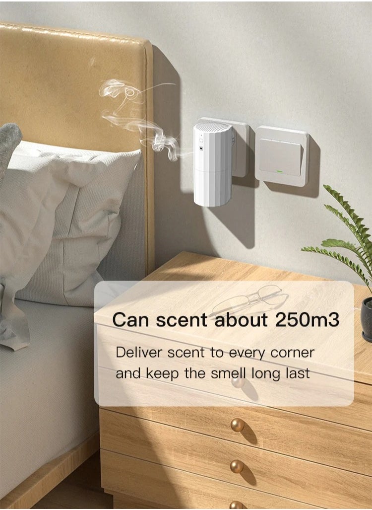 AROAQ - Hotel Toilet Essential Oils Diffuser Aromatherapy Machine Electric Aromatic Oasis Home Fragrance Room Aromatizer App Control - Image 1