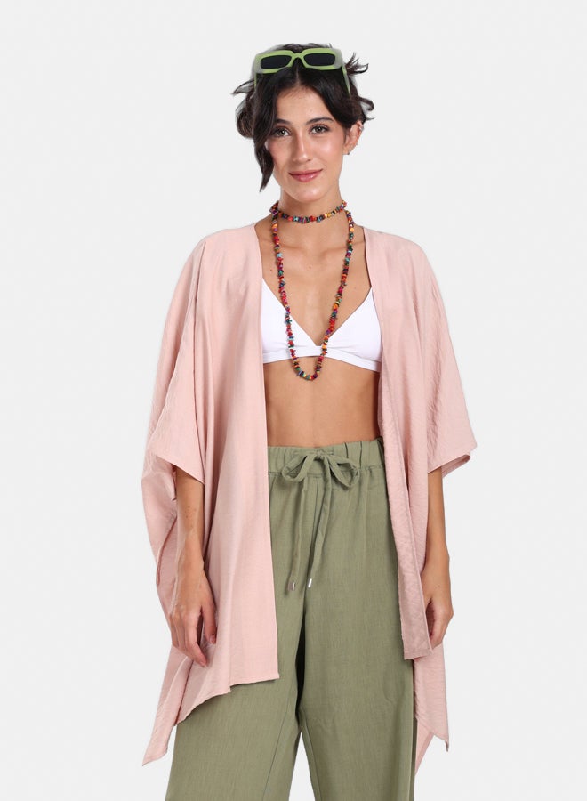 Clue Asymmetrical Voile Kimono  - Image 1