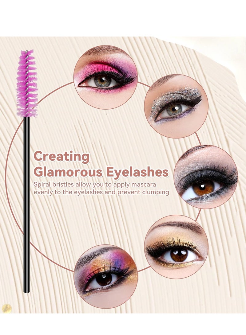 globalstar Globalstar 50 Pack Plastic Hollow Eyelash Spoolies - Essential Makeup Tools for Eyelash Perfection - Image 5