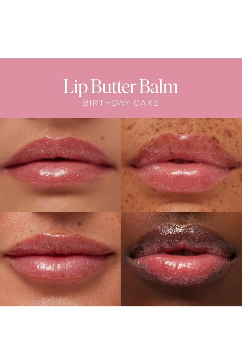 سامر فرايدايز بلسم شفاه ملون من "سايمر فريداي" - بلسم شفاه نباتي مغذي لترطيب فوري وبريق وترطيب - عناية ترطيب ومهترئة - كعكة عيد ميلاد 15 جرام - Image 4