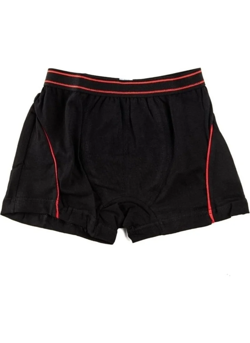 Tutku Passion Boy 6 Pack 133 Lycra Boxer - Black - 3