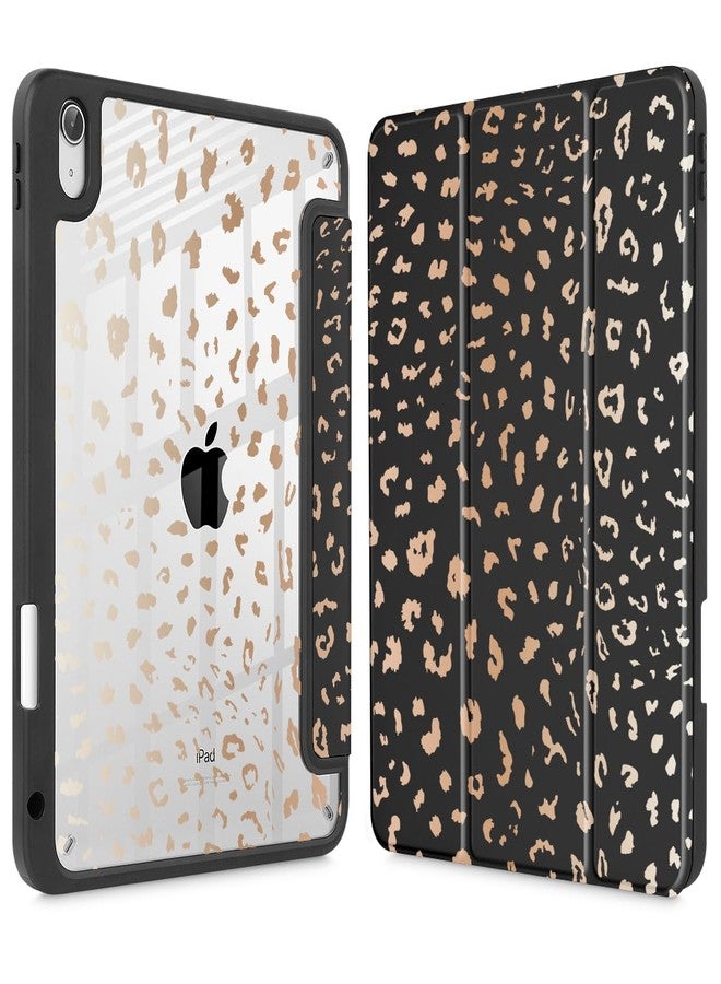 May Chen for iPad (A16) 11th Generation Case 11 Inch 2025, iPad 10th Gen Case 2022 10.9 inch, Built-in Pencil Holder with Shockproof Cover Clear Transparent Back Shell Auto Wake/Sleep, Leopard Print - Image 1