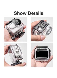 Muyixin 60M/196FT Waterproof Case for insta360 Go3,Protective Underwater Dive Housing Shell with Bracket Accessories for insta360 Go3 Action Camera  - Image 4