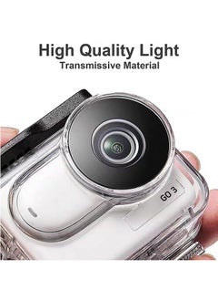 Muyixin 60M/196FT Waterproof Case for insta360 Go3,Protective Underwater Dive Housing Shell with Bracket Accessories for insta360 Go3 Action Camera  - Image 2