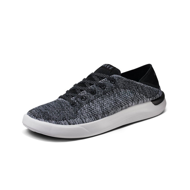 Reef Swellsole Neptune Mens Shoe, Lightweight & Breathable, Memory Foam Footbed, Fold Down Heel, Charcoal, 12 - Image 1