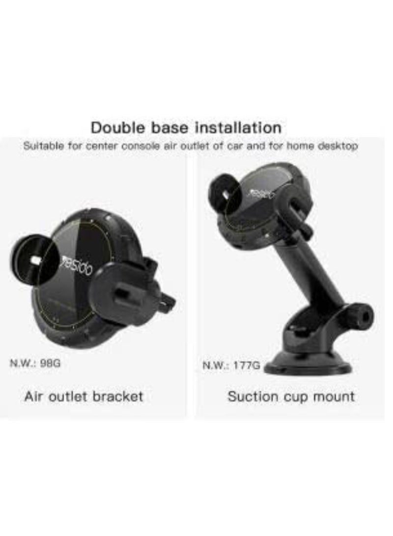 Yesido Car Charger Holder For Smart phones - Image 3