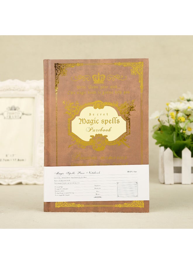 Freezing point European Style Thickened Retro Magic Book Notebook Stationery Creative A5 Thickened Notepad Diary Book Classical Gift - Image 1