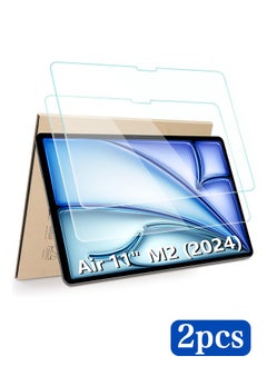 Fazza 2 Pack Screen Protector,  for iPad Air 11-inch 2024, Tempered Glass,  Anti-Scratches, High Definition  - Image 1