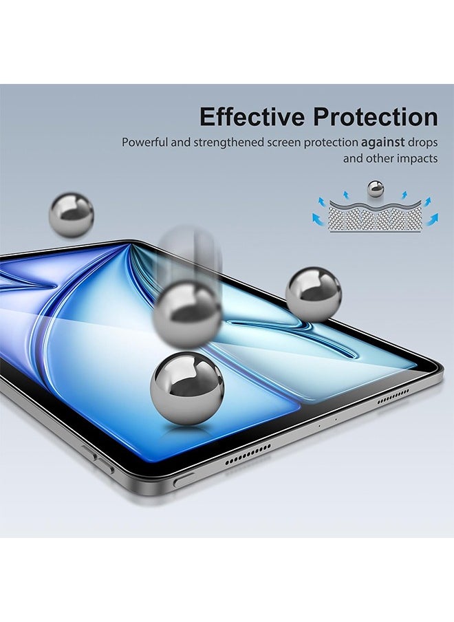 Fazza 2 Pack Screen Protector,  for iPad Air 11-inch 2024, Tempered Glass,  Anti-Scratches, High Definition  - Image 4