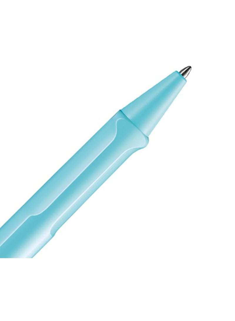 LAMY Safari Ballpoint Pen Medium Tip Black Ink Aqua Sky Barrel - Image 5