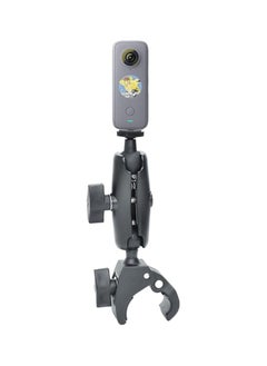 Generic Motorcycle mounted Insta360 X5/X4/X3/X2,One RS,One R,GoPro Hero, Dual ball handle Stand Action Camera (black)  - Image 1