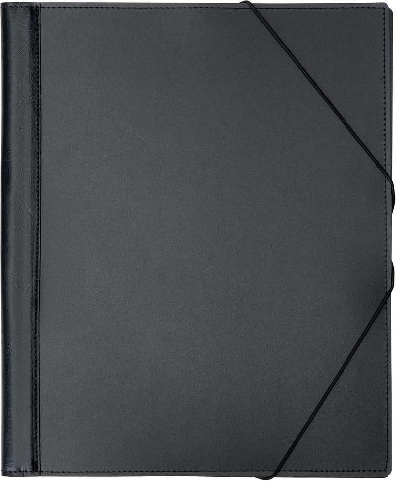 ProTec Fusion Music Folder with Elastic Band Closure, Black, Model F4E - Image 2