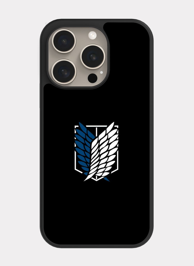 PXLAAT iPhone 15 Pro case cover Attack on Titan The Survey Corps - Image 1