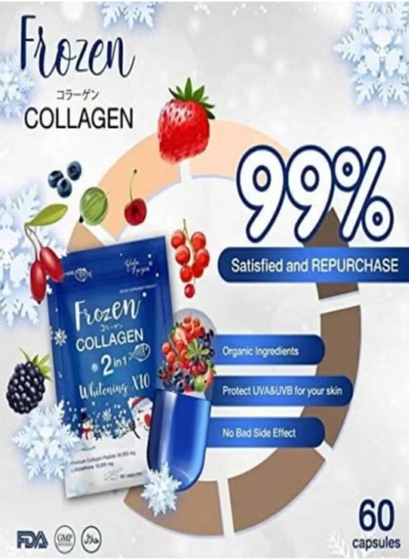 Frozen Collagen Gluta 2 in 1 Whitening Capsules - Image 4