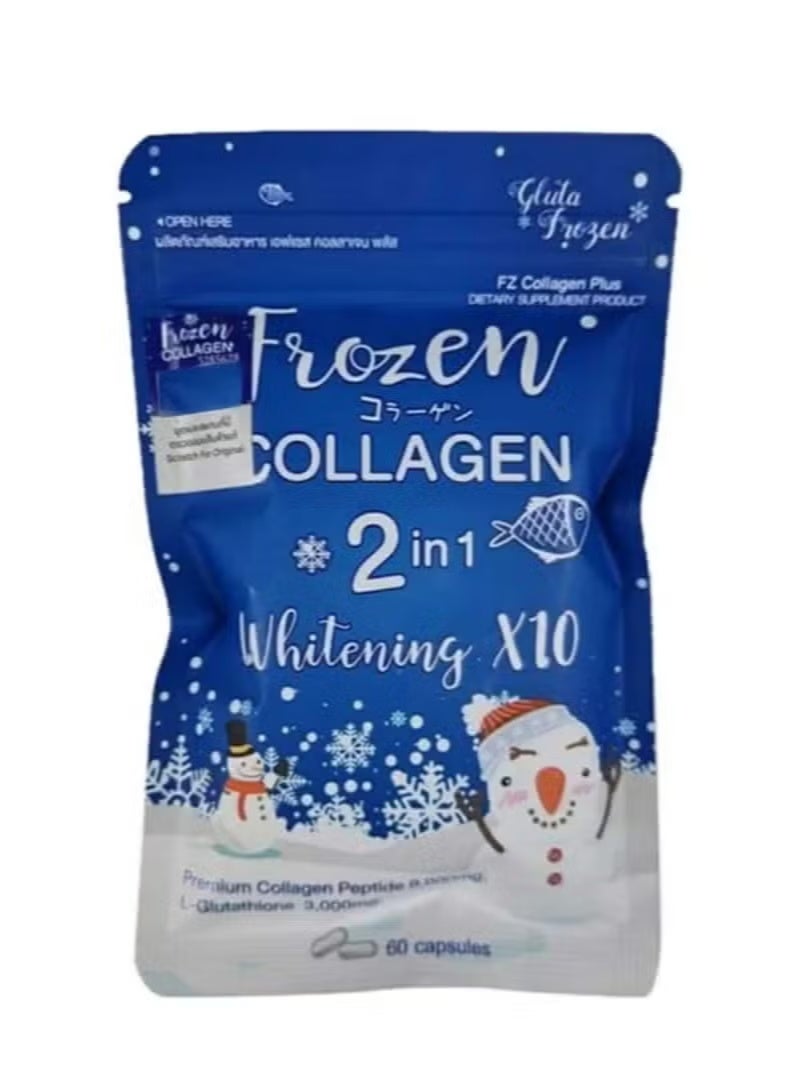 Frozen Collagen Gluta 2 in 1 Whitening Capsules - Image 1