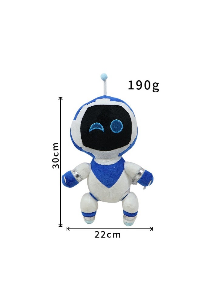 Astro Bot Plush Rescue Mission Creative Plush Doll - Adorable Wink Robot Toy Figure, Perfect Gift for Gamers and Collectors