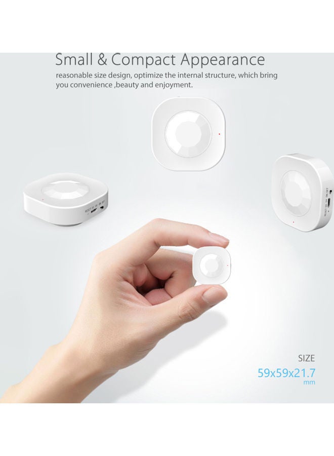 Loquat Wireless PIR Motion Sensor White - Image 4