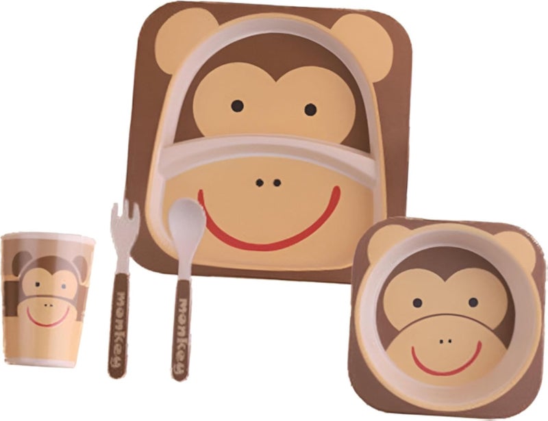 Children's self-nutrition dishes-innovative dishes designed for young children, encouraging self-nutrition in fun forms and vibrant colors to make every meal an enjoyable experience. (Model1)