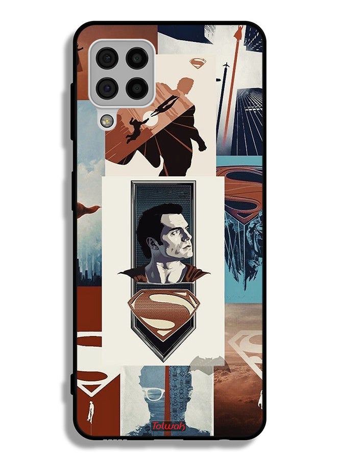 Tolwak - Samsung Galaxy A22 4G Protective Case Cover Superman Art - Image 1