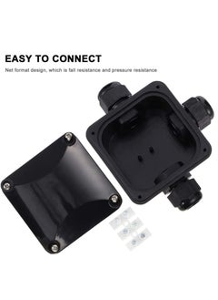 SYOSI Waterproof External Junction Box   5pcs Plastic Waterproof Electrical Junction Box Waterproof IP68 3 Way Outdoor Cable Connectors Power Cord Connector Protection  - Image 2