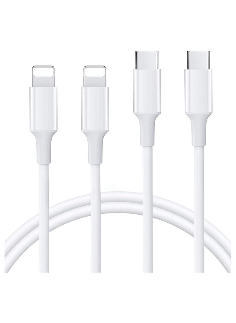 ELTRAZONE USB C to Lightning Cable 2Pack 3FT [Apple MFi Certified] iPhone 11 Lightning to USB-C Fast Charging Cable Compatible iPhone 12 11/11 Pro/11 Pro Max/X/XS/XR/XS Max/8/8 Plus - Image 1