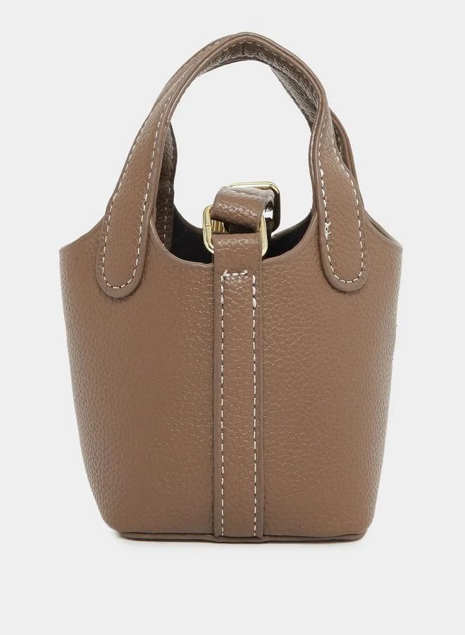 ستايلي Styli Lock Drop Detail Crossbody Bag