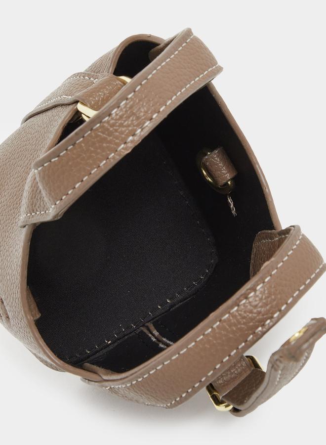 Styli Lock Drop Detail Crossbody Bag - Image 4