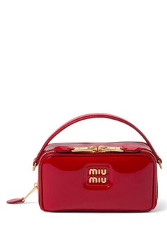 Miu Miu miu Leather and Patent Shoulder Bag  - Image 1