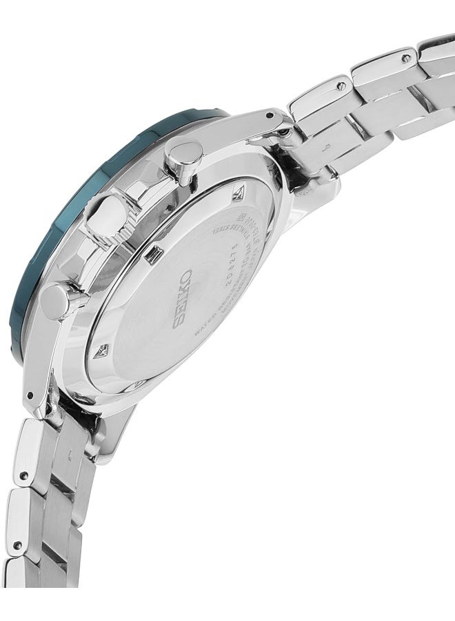 Seiko Seiko Mens Quartz Wrist Watch, Chronograph and Stainless Steel- SSB345P1  - Image 3