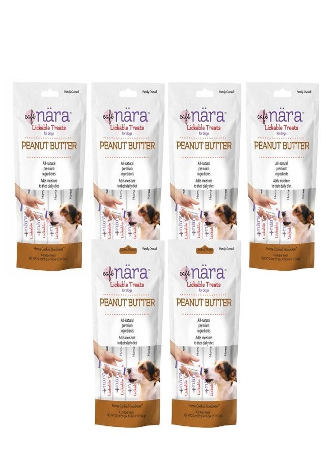 Cafe Nara Café Nara Peanut Butter Flavored Lickable Treats for Dogs - Pack of 6 - Image 1