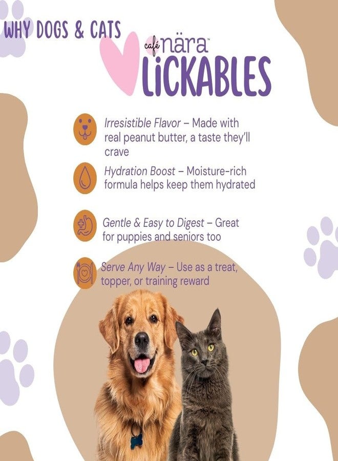 Cafe Nara Café Nara Peanut Butter Flavored Lickable Treats for Dogs - Pack of 6 - Image 3