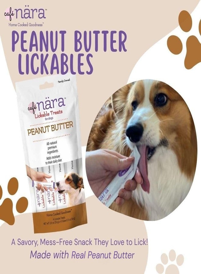 Cafe Nara Café Nara Peanut Butter Flavored Lickable Treats for Dogs - Pack of 6 - Image 2