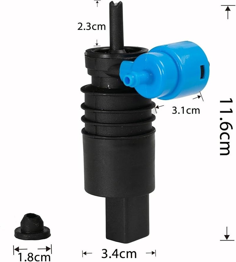 Front Windshield Wiper Washer Pump Motor For Audi A3 A4 A6 A8 B5 B6 B7 C5 C6 - Image 4