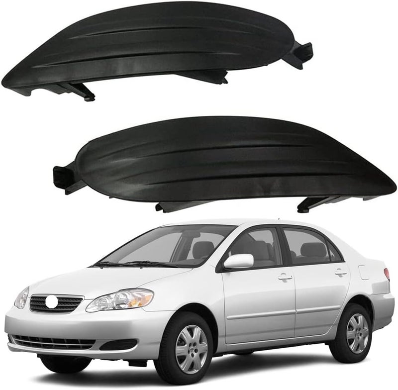 TEAYIR Fog Light Lamp Bumper Covers for Toyota Corolla 2005-2008 - Image 1